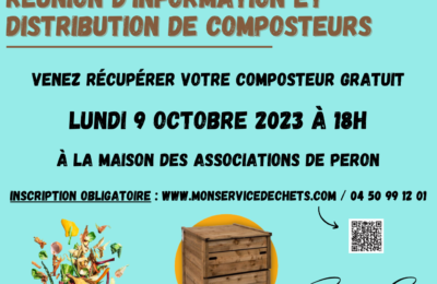 Réunion d’information compostage à Péron organisée par Pays de Gex Agglo